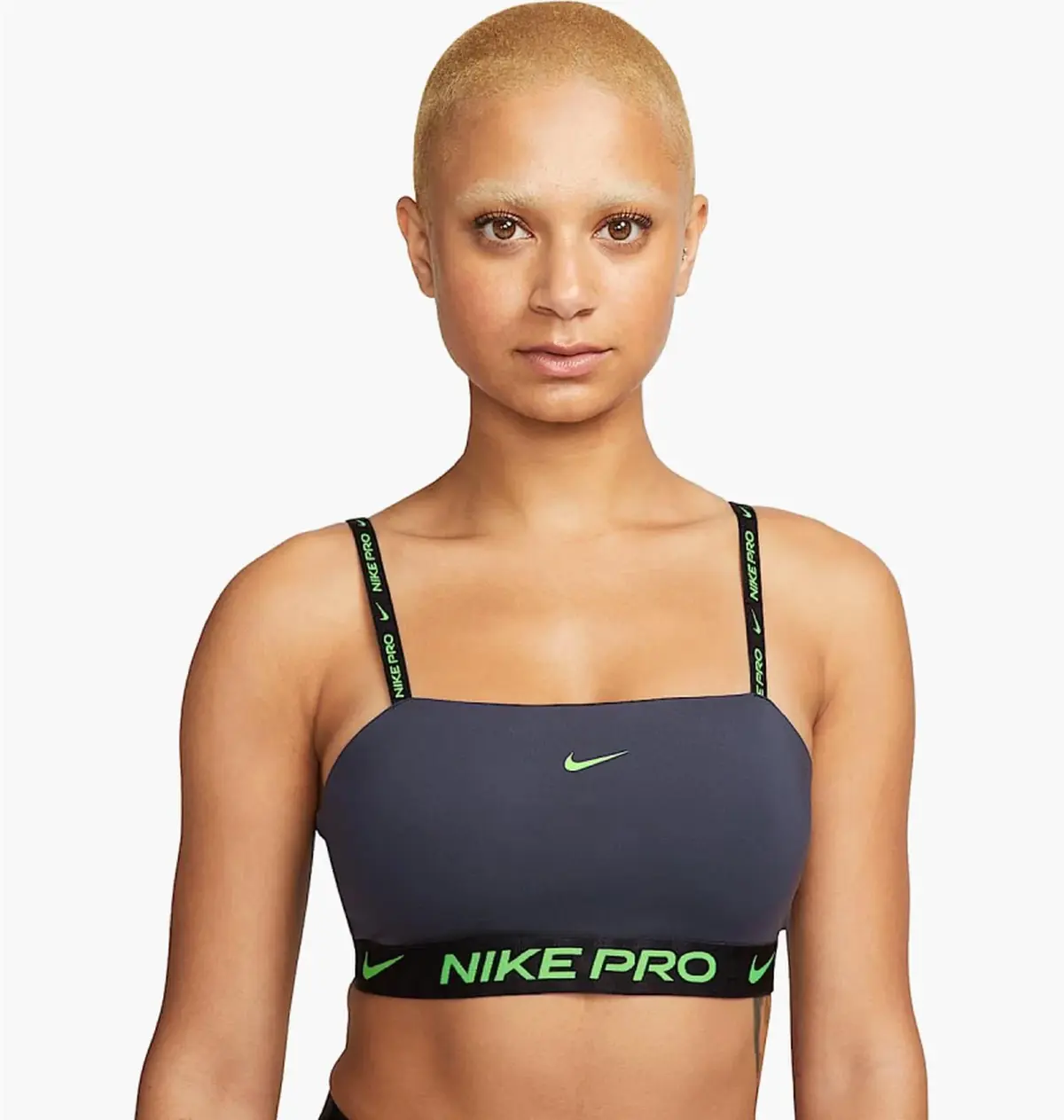 Спортивный топ женской Nike Pro Dri-Fit Grey