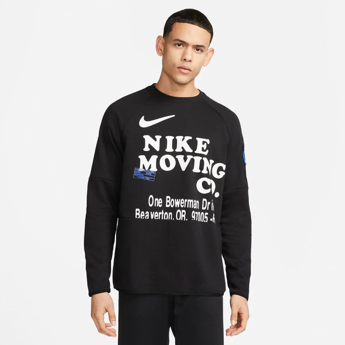 Кофта чоловіча Nike M Dri-Fit Dry Ls Moving Co