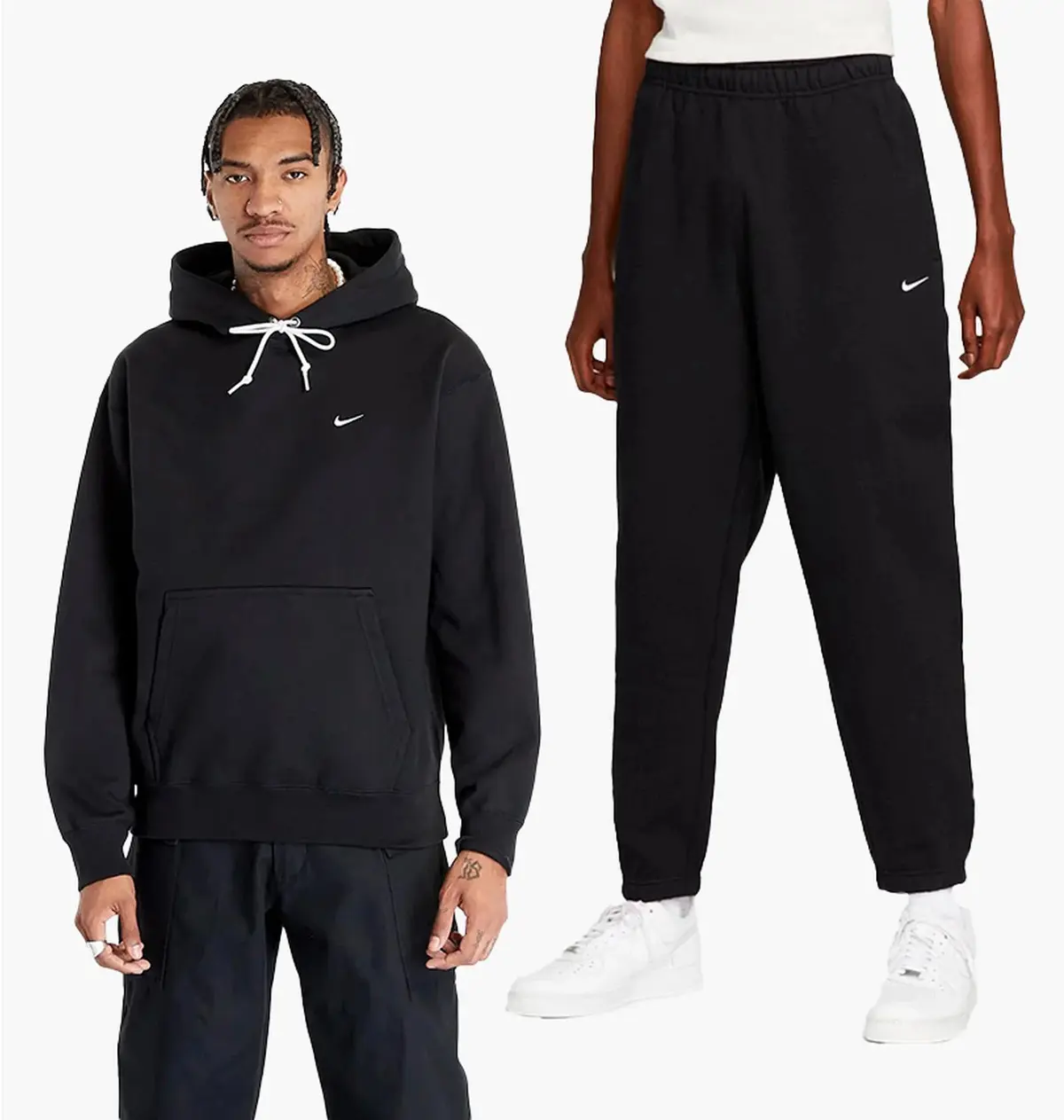 Спортивний костюм чоловічий Nike Solo Swoosh Fleece Black