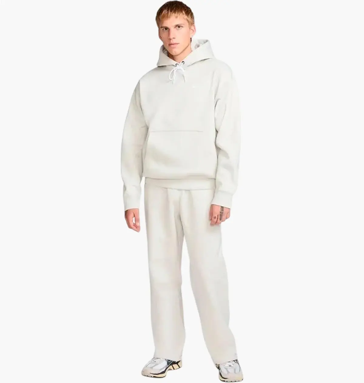 Спортивный костюм мужской Nike Solo Swoosh Fleece White
