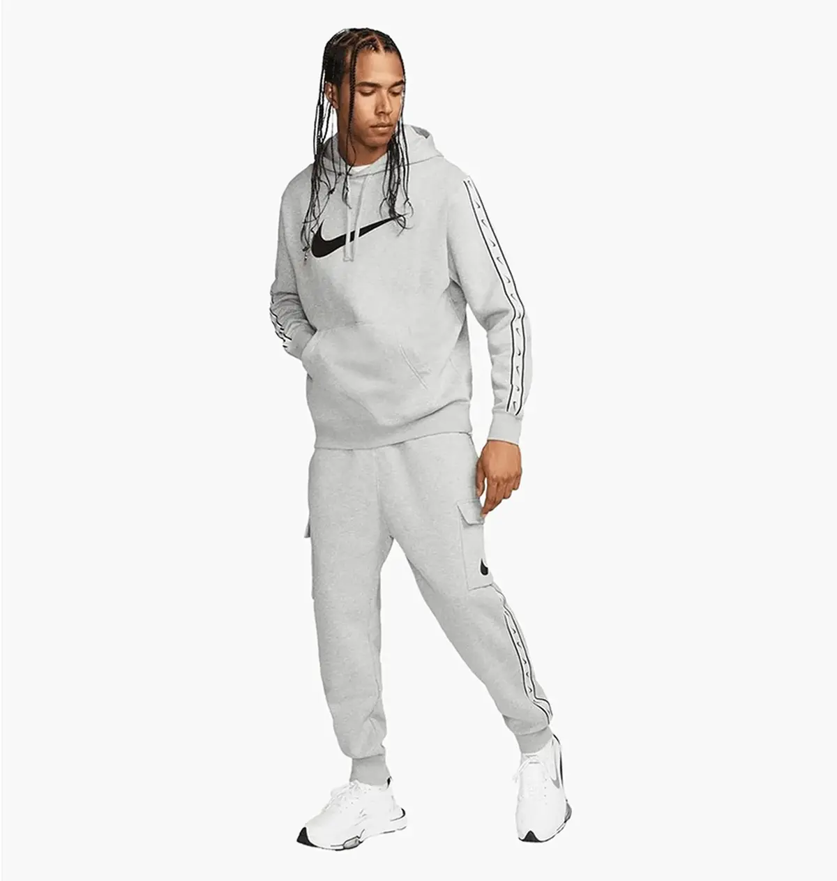 Спортивний костюм чоловічий Nike Sportswear Repeat Fleece Grey