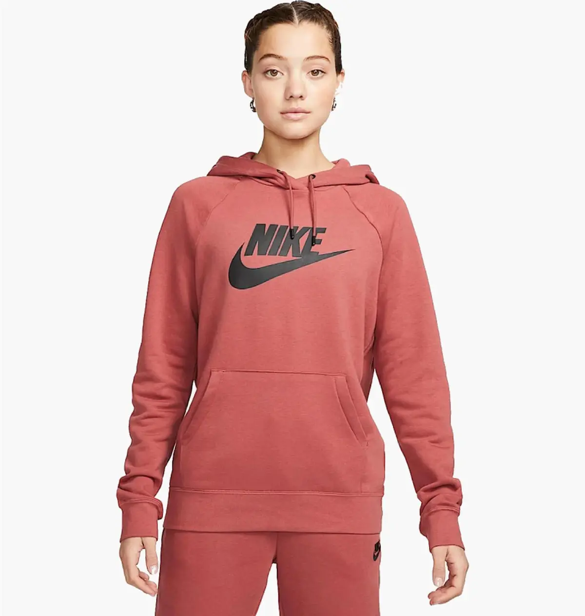 Кофта женские Nike Sportswear Essential Fleece Orange