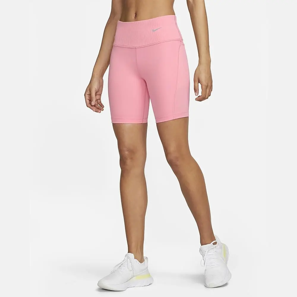 Шорти жіночі Nike Women's Tight Mid-Rise Ribbed-Panel Running Shorts
