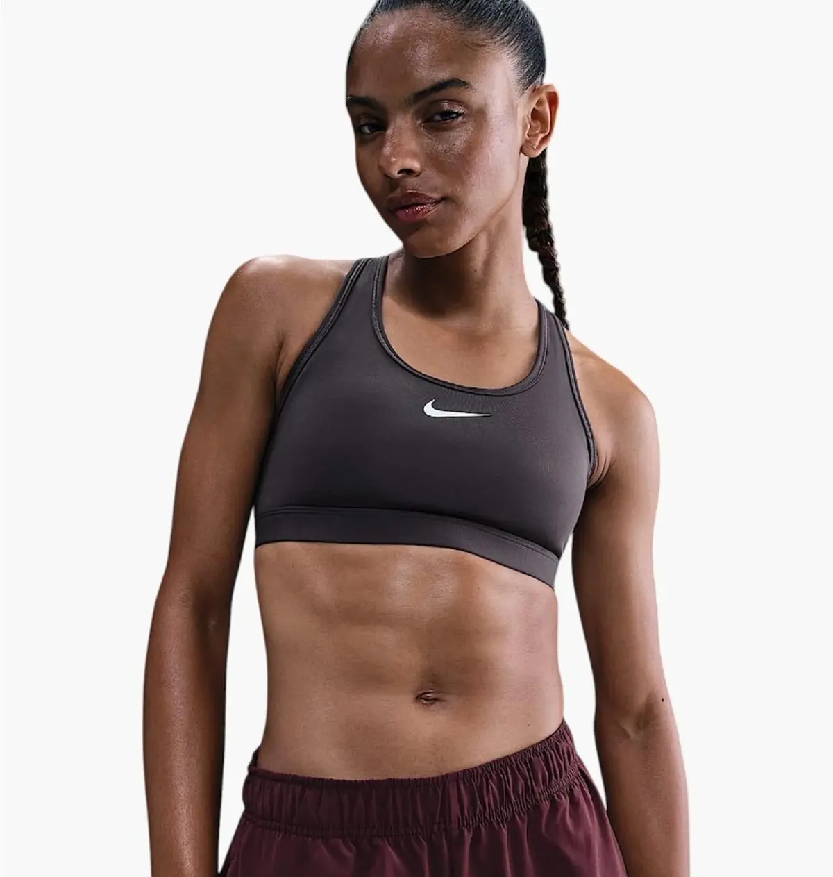 Спортивний топ жіночий Nike Swsh Med Bra Black