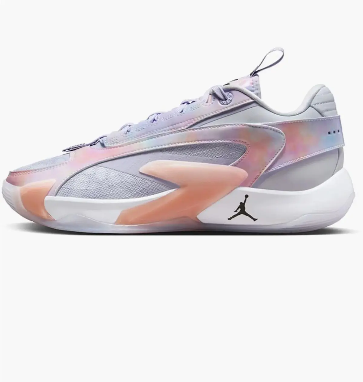 Баскетбольные кроссовки мужские Jordan Luka 2, Football Grey/Black-Oxygen Purple
