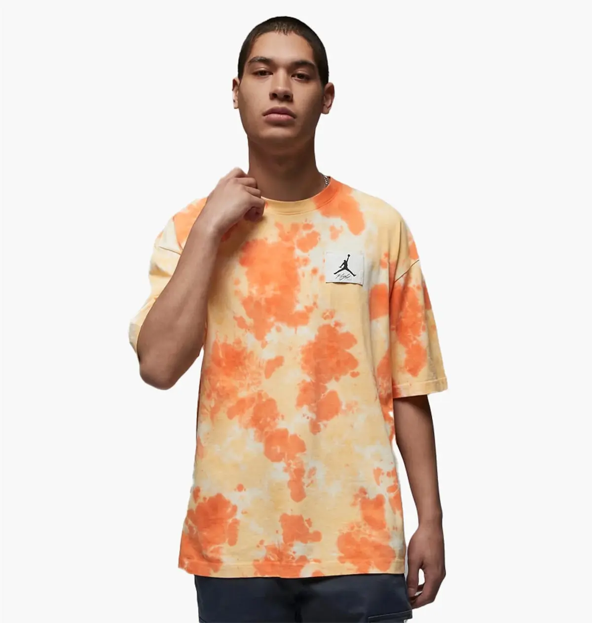 Футболка чоловіча Jordan Essentials Mens Oversized Graphic T-Shirt Orange/Beige