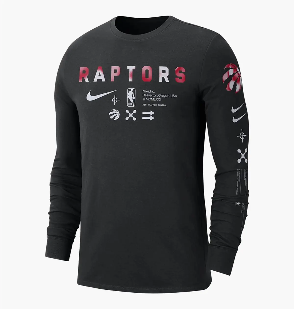 Кофта чоловіча Nike Toronto Raptors Mens Nba Long-Sleeve T-Shirt Black