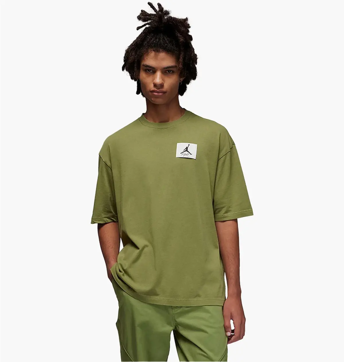 Футболка чоловіча Jordan Flight Essentials Oversized T-Shirt Green