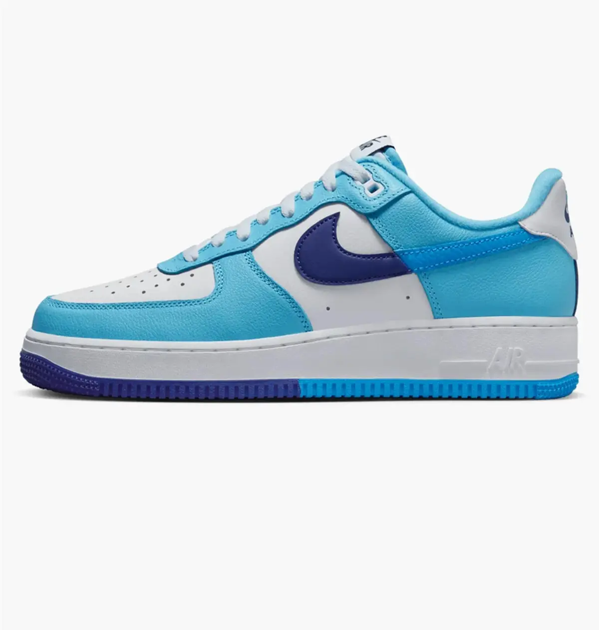 Кроссовки мужские Nike Air Force 1 Low '07 Lv8 Split Light Photo Blue Deep Royal