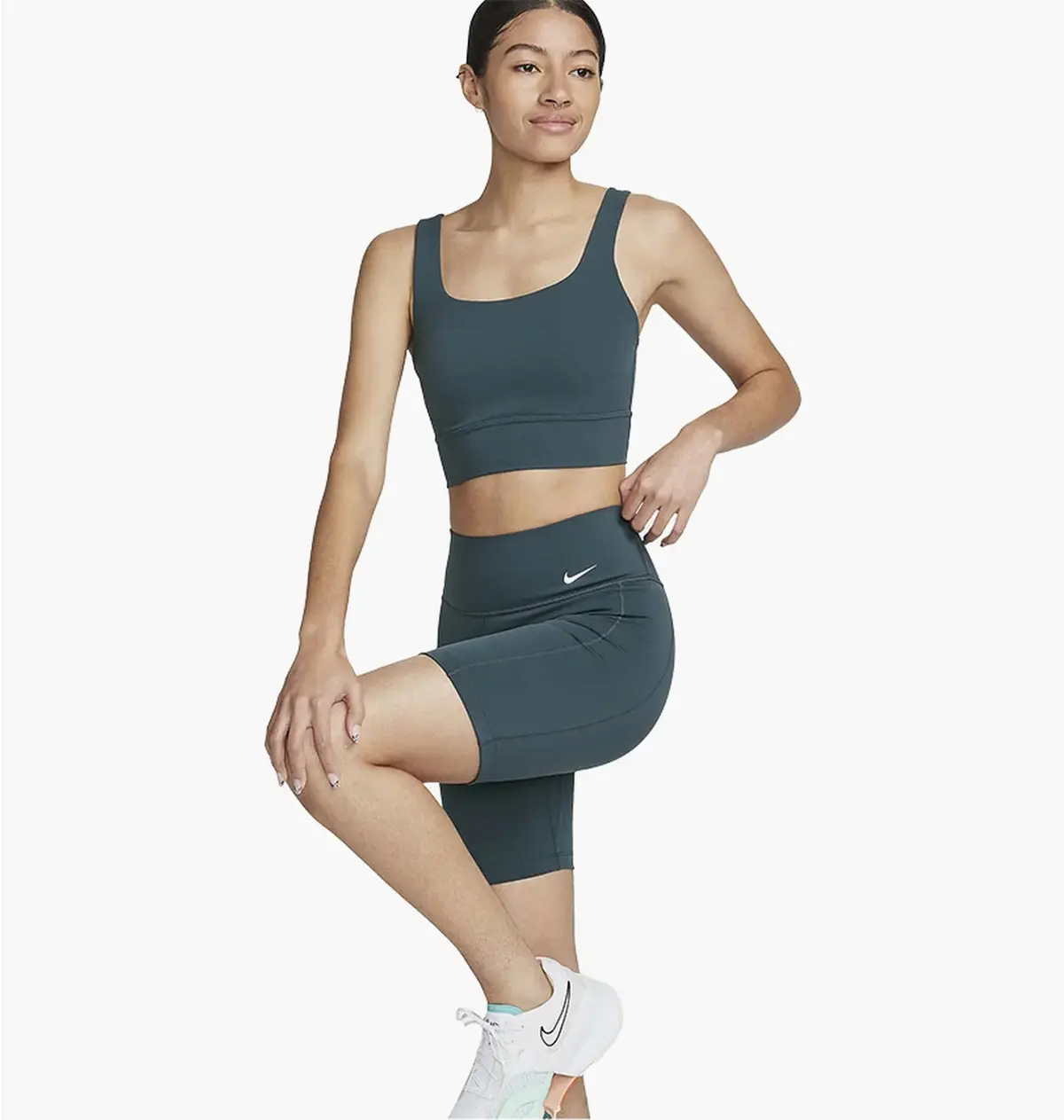 Шорти жіночі Nike One Leak Protection Blue