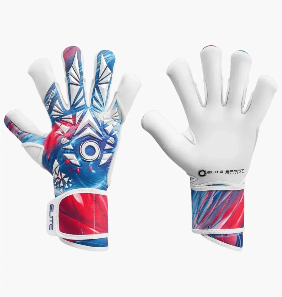 Футбольні рукавиці чоловічі Elite Sport Elite Sport Quartz White/Blue