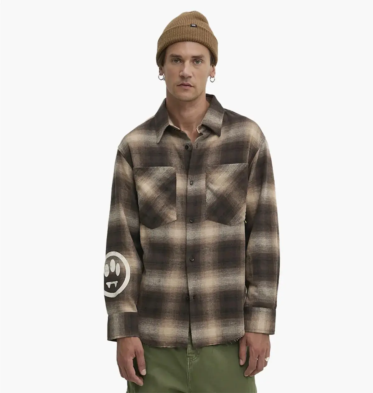 Кофта чоловіча Barrow Shirt Brown/Beige