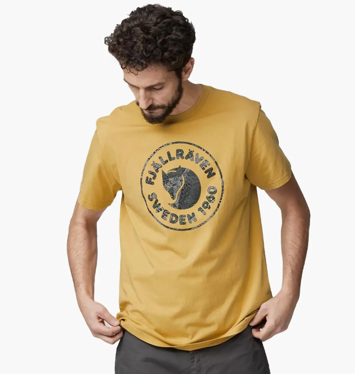 Футболка чоловіча Fjallraven Kanken Art T Shirt Green Yellow
