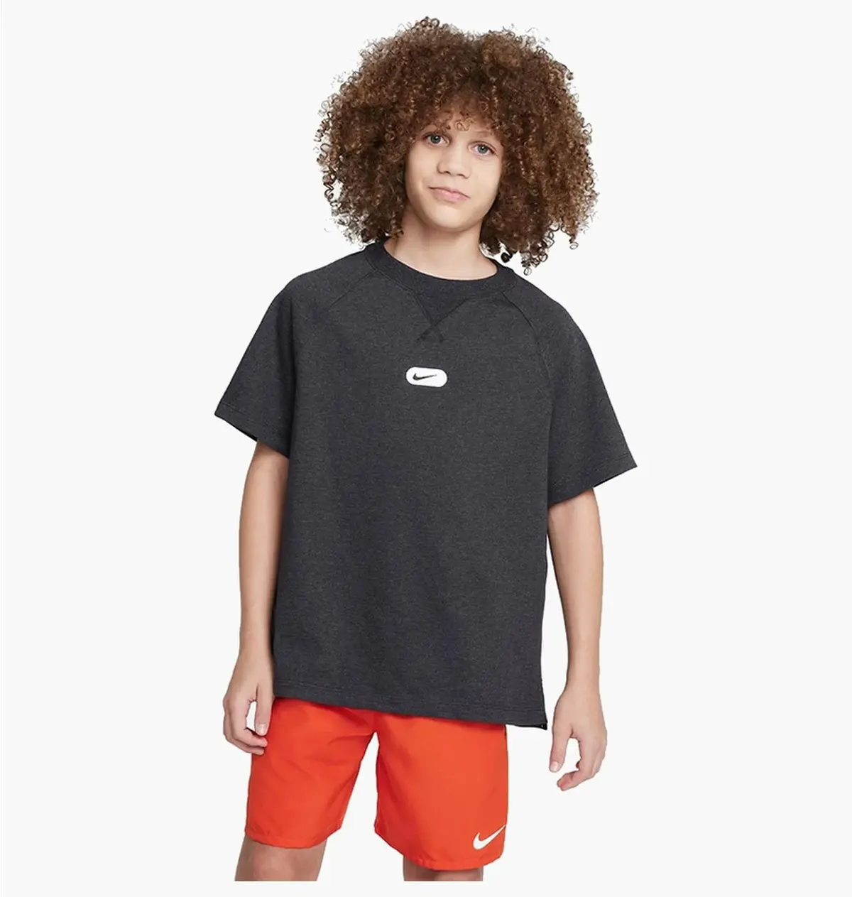 Футболка детская Nike Dri-Fit Athletics Big Kids (Boys) Short-Sleeve Training Top Black