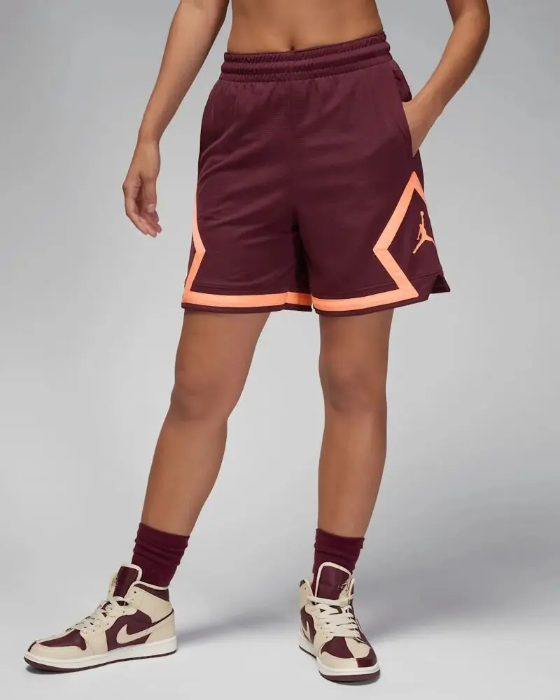 Шорты женские Nike Sport Diamond красные FB4588-681