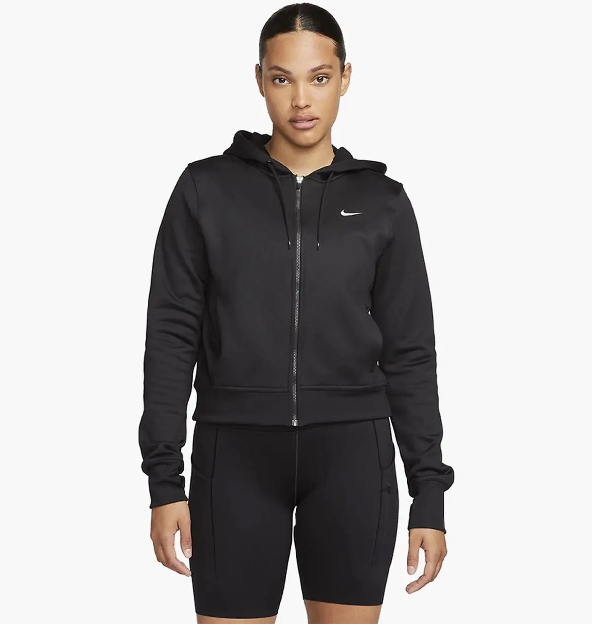 Кофта женские Nike Therma-Fit One Full-Zip Hoodie Black