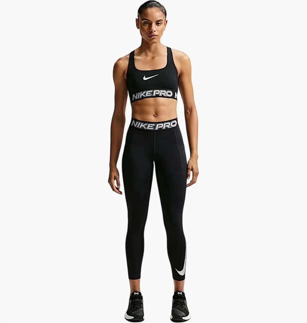 Спортивний костюм жіночий Nike Wo Dri-Fit Training Set: Ls Cropped Top & Tight Leggings синій FB5687-413__FB5683-413