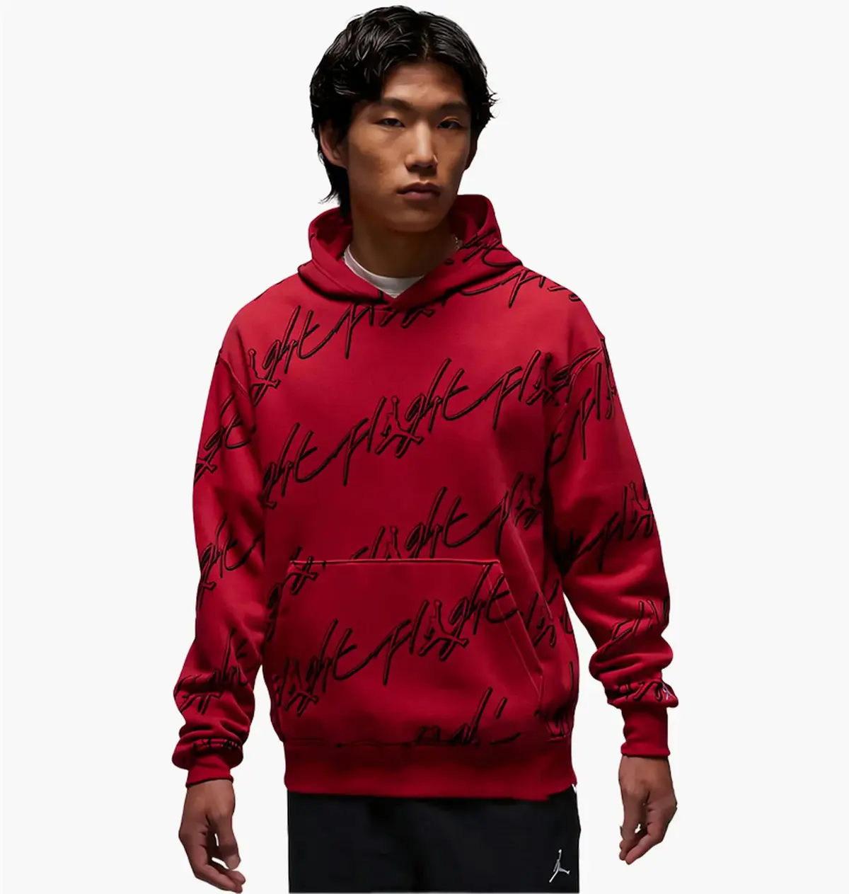 Кофта чоловіча Jordan Ess Aop Flc Po Red