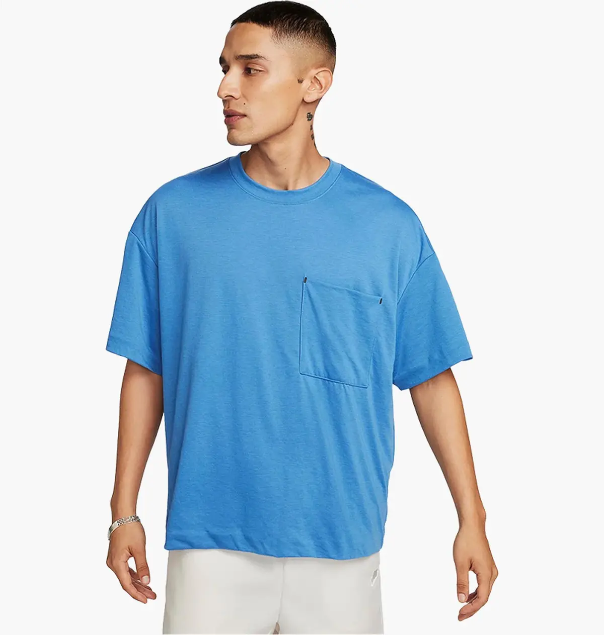 Футболка чоловіча Nike Dri-Fit Sportswear Tech Pack Light Blue