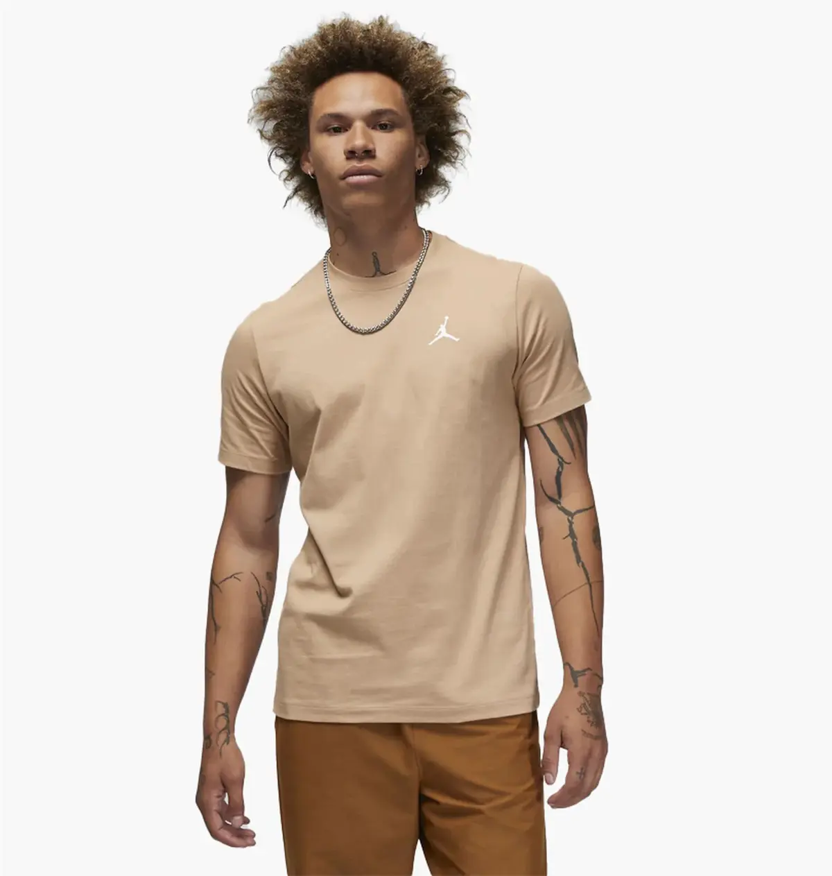 Футболка чоловіча Jordan T-Shirt Brand Beige