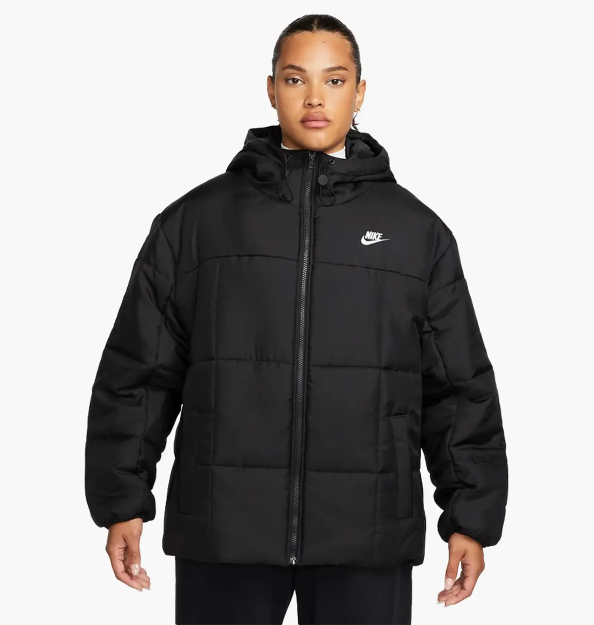 Куртка жіноча Nike Sportswear Essential Therma-Fit Puffer (Plus Size)