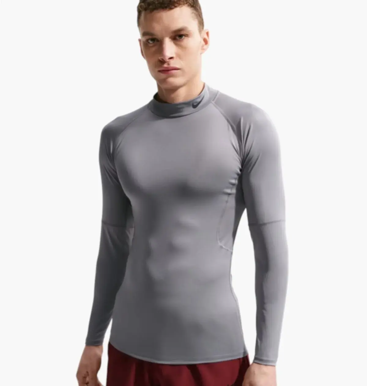 Кофта мужская Nike Pro серая FB7908-084
