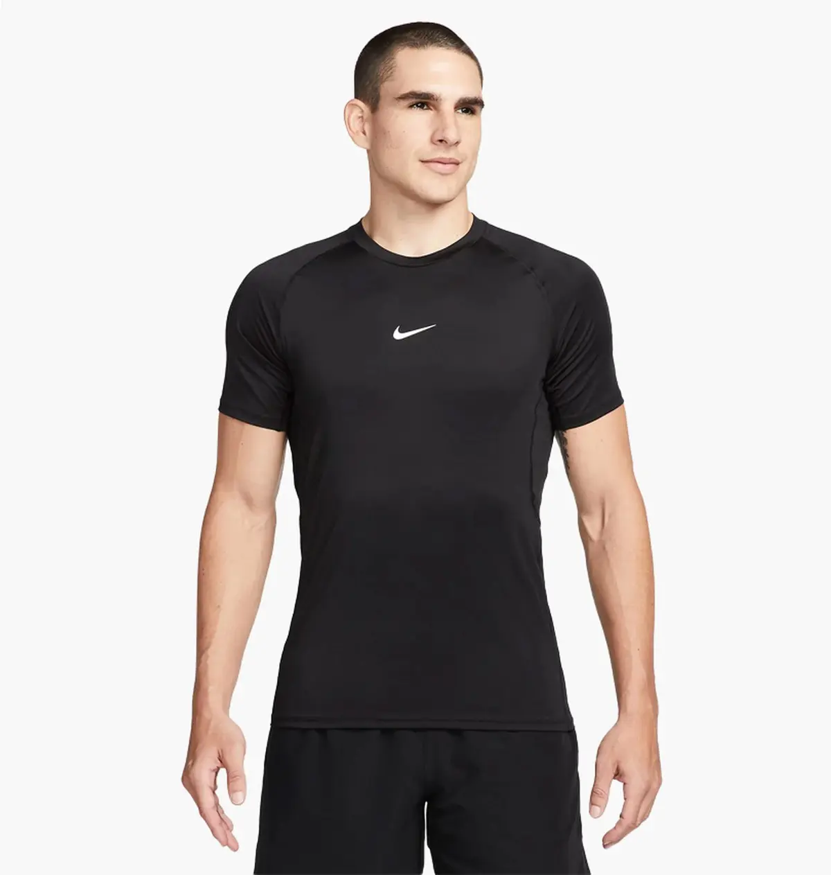 Футболка чоловіча Nike Pro Mens Dri-Fit Slim Short-Sleeve Top Black