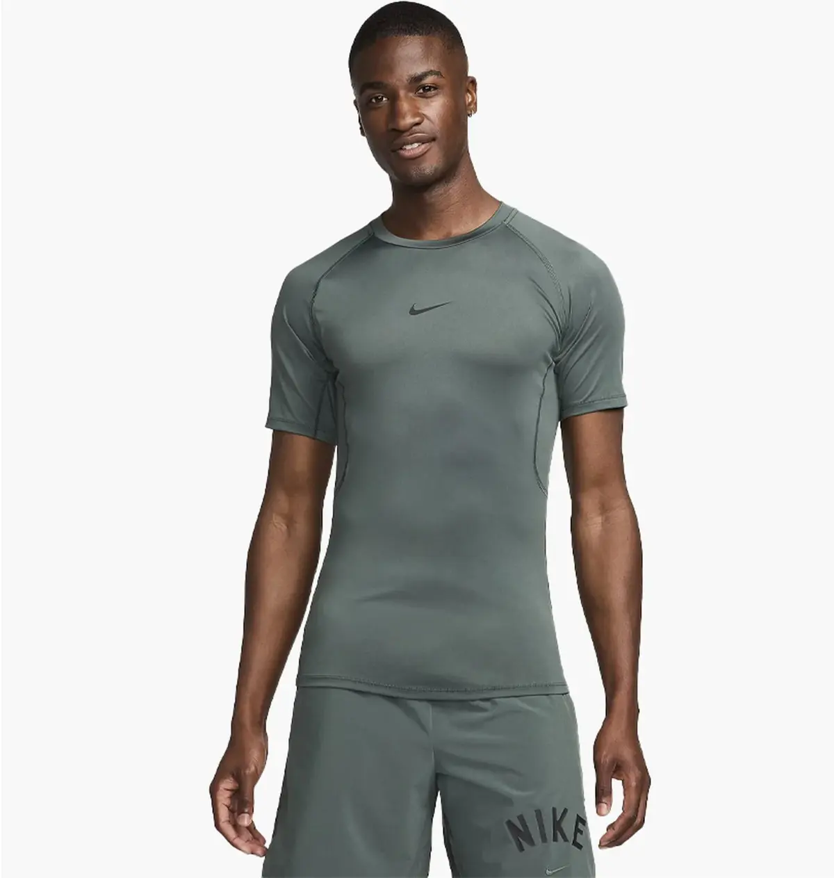 Футболка чоловіча Nike Pro Dri-Fit Short-Sleeve Top Olive