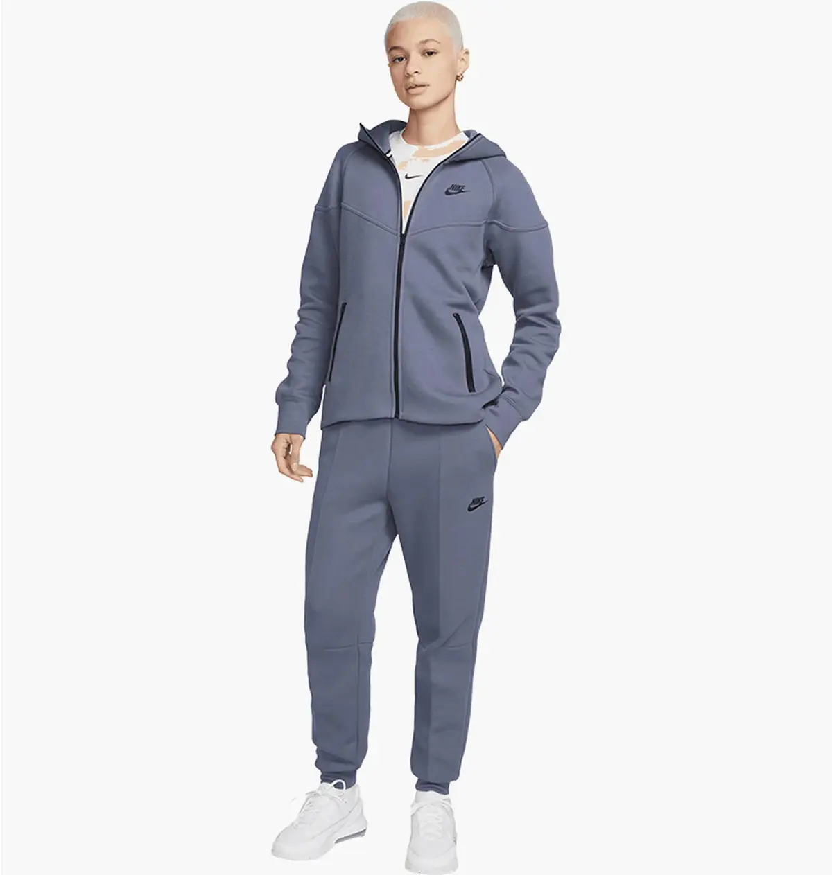 Спортивный костюм женской Nike Sportswear Tech Fleece Windrunner Tracksuit Blue