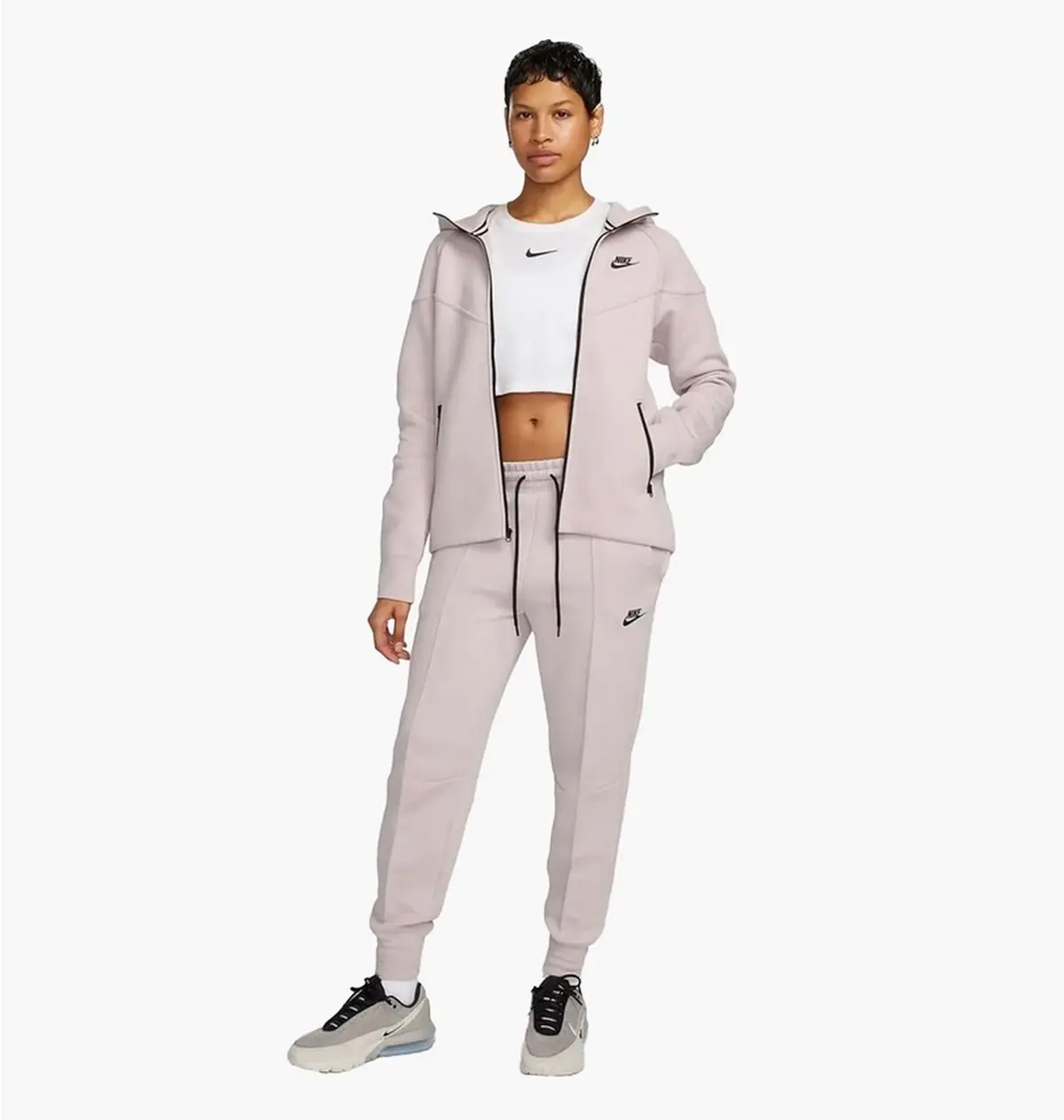 Спортивный костюм женской Nike Tech Fleece Windrunner Pink