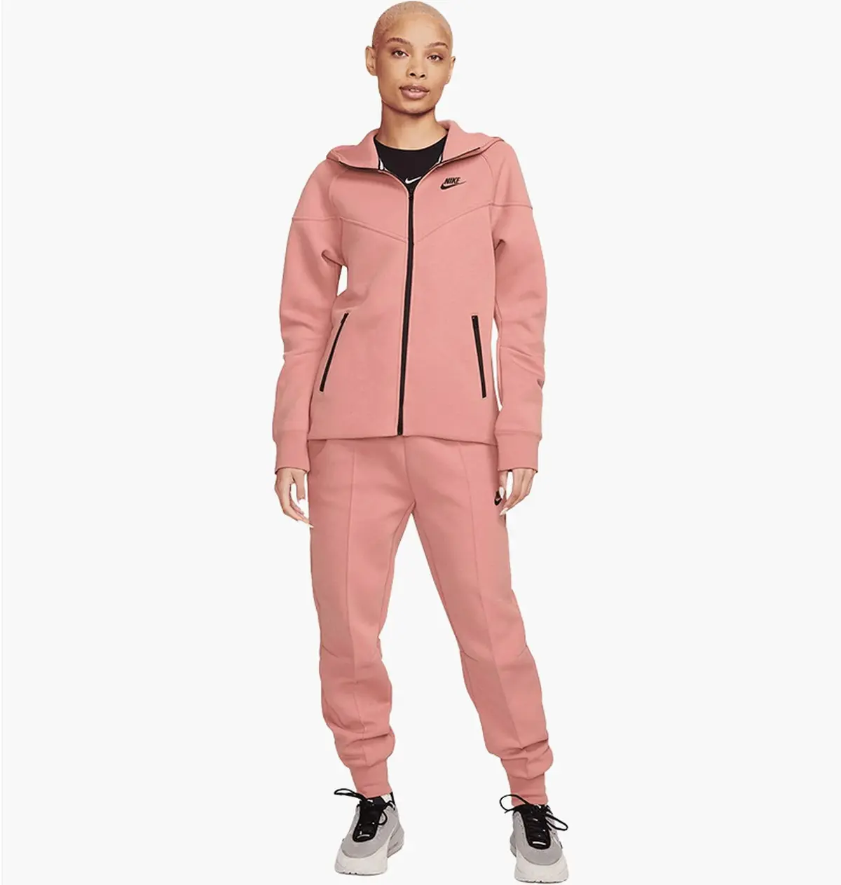 Спортивный костюм женской Nike Sportswear Tech Fleece Windrunner Tracksuit Pink