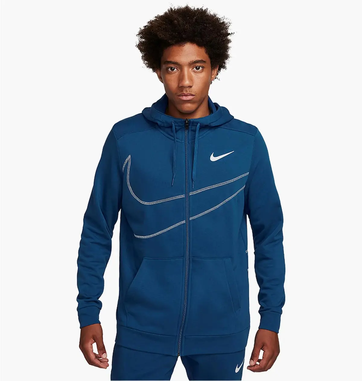 Кофта чоловіча Nike Dri-Fit Fleece Full-Zip Fitness Hoodie