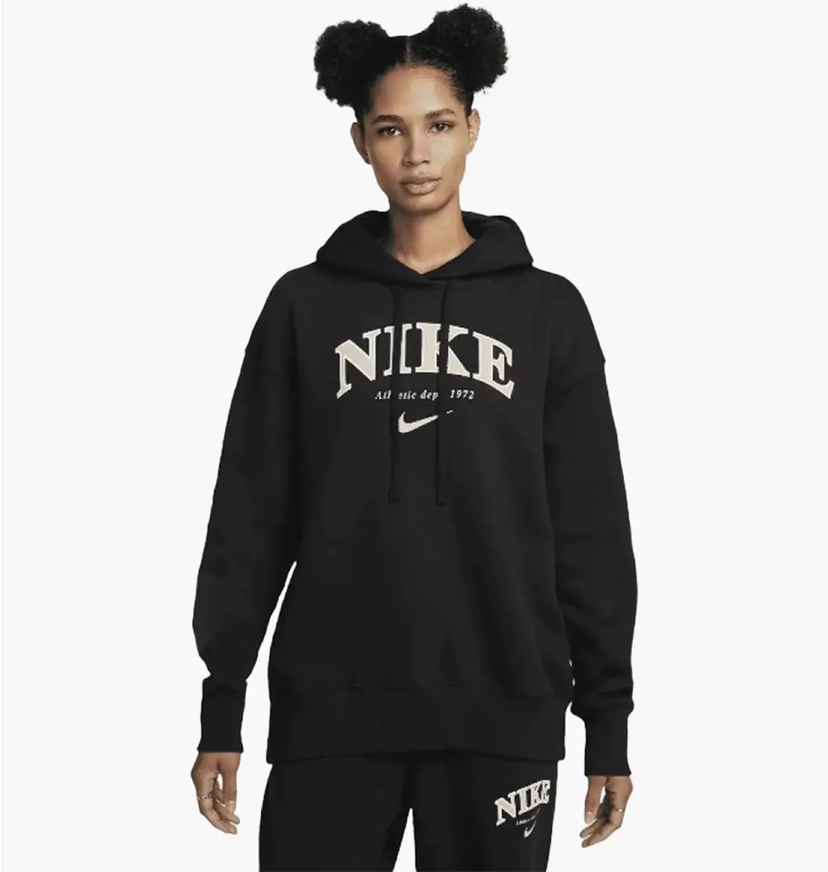 Кофта женские Nike Sportswear Oversized Fleece Pullover Hoodie Black