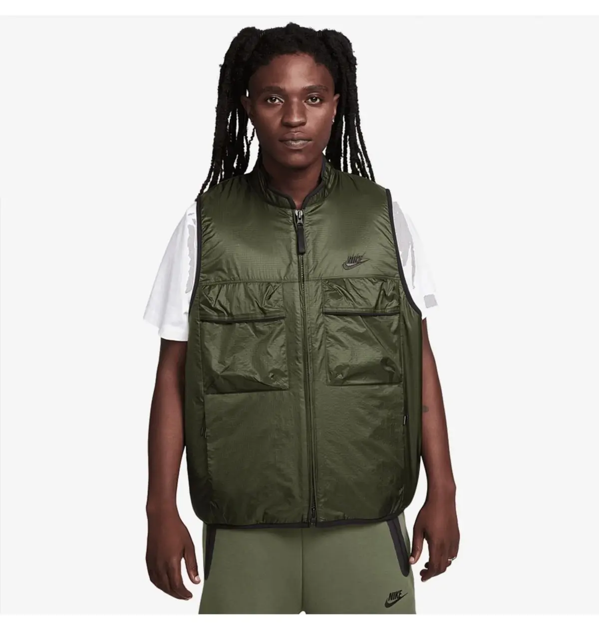Жилетка чоловіча Nike Tech Fleece Utility Gilet Khaki Vest