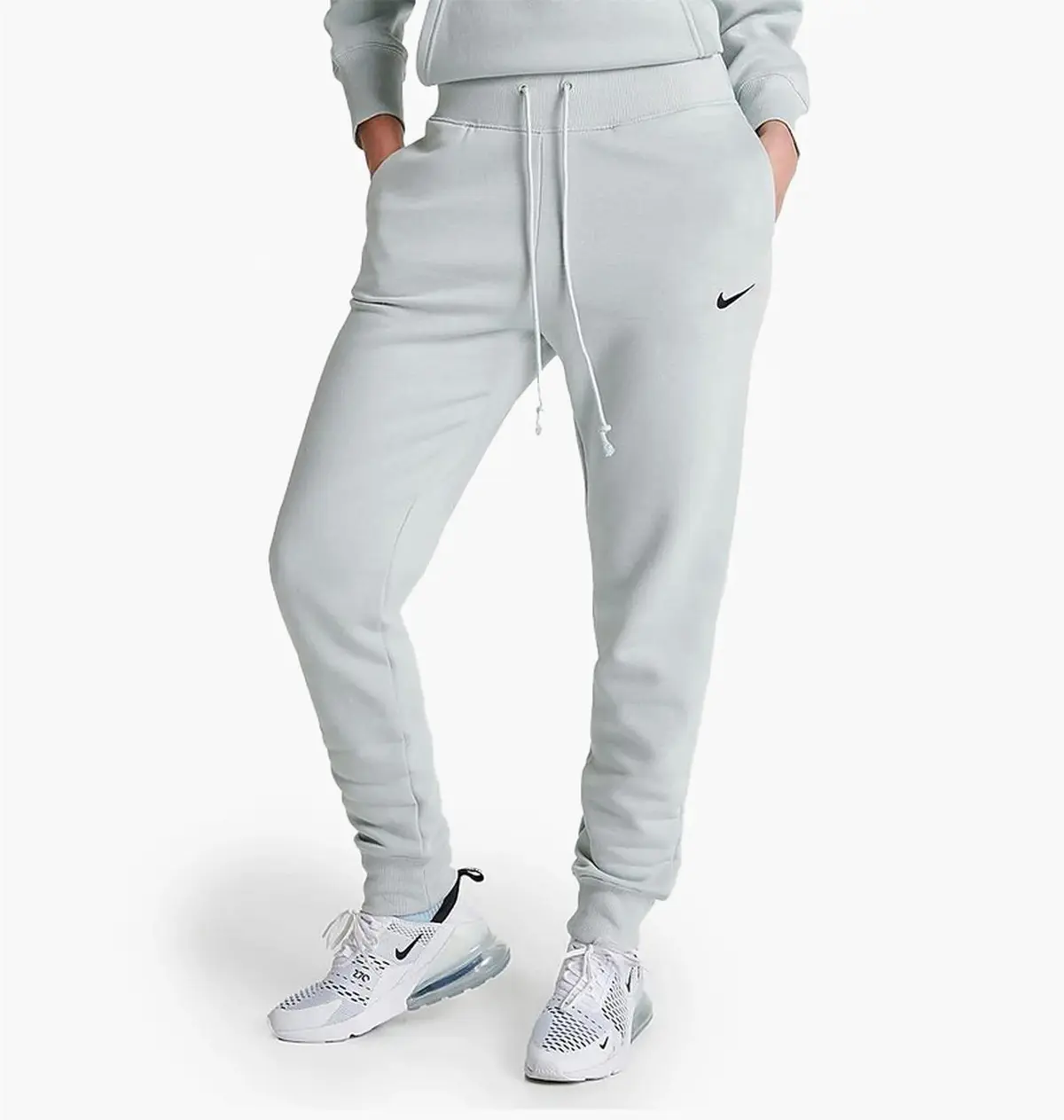 Брюки женские Nike Sportswear Phoenix Fleece High-Waisted Jogger Sweatpants Grey Fd0893-034