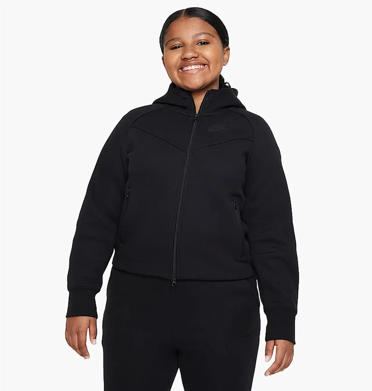 Светр підлітковий Nike Sportswear Tech Fleece Full-Zip Hoodie (Extended Size)