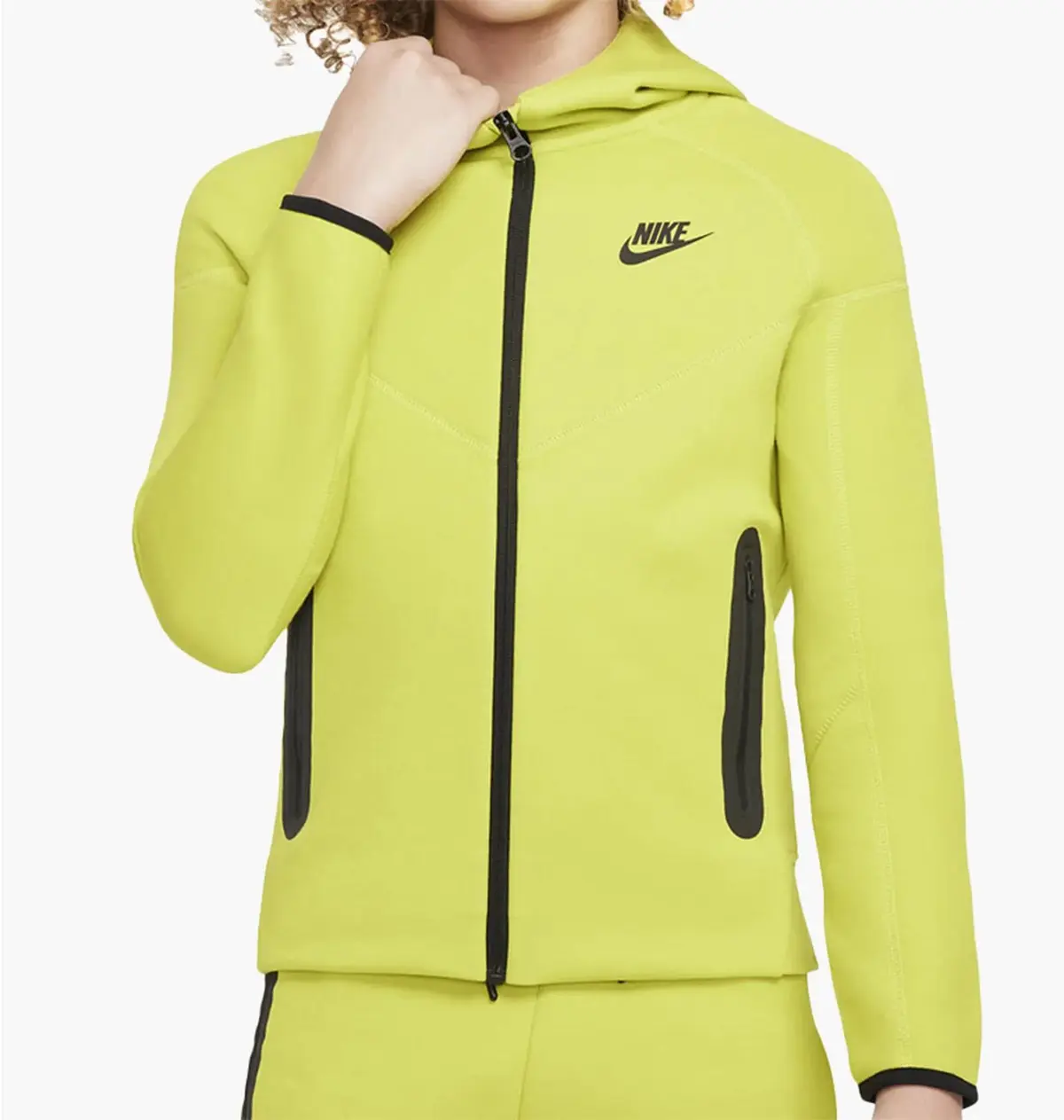 Свитер детской Nike Nsw Club Flc Hd Yellow