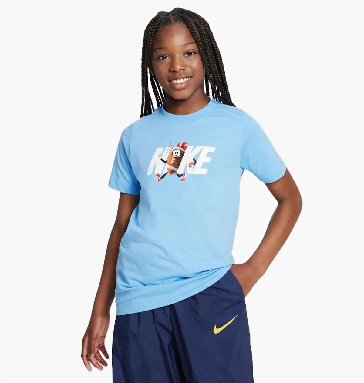 Футболка детская Nike Football Ball Light Blue