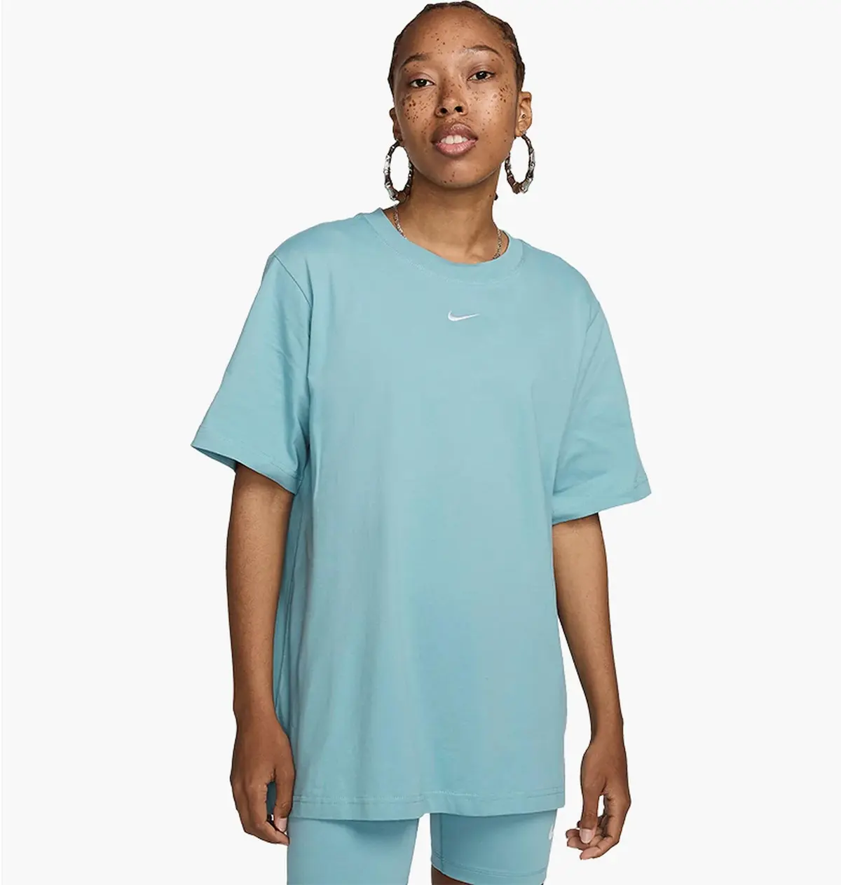 Футболка жіноча Nike T-Shirt Sportswear Essential Light Blue