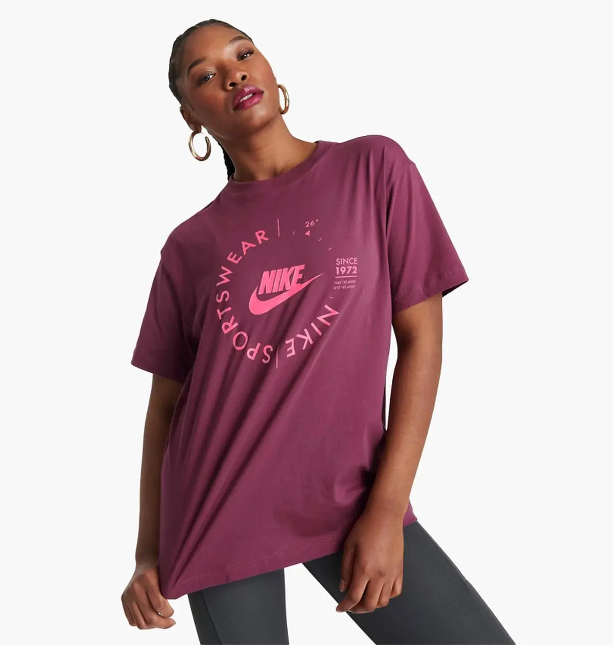 Футболка жіноча Nike Nsw Tee Bf Prnt Su