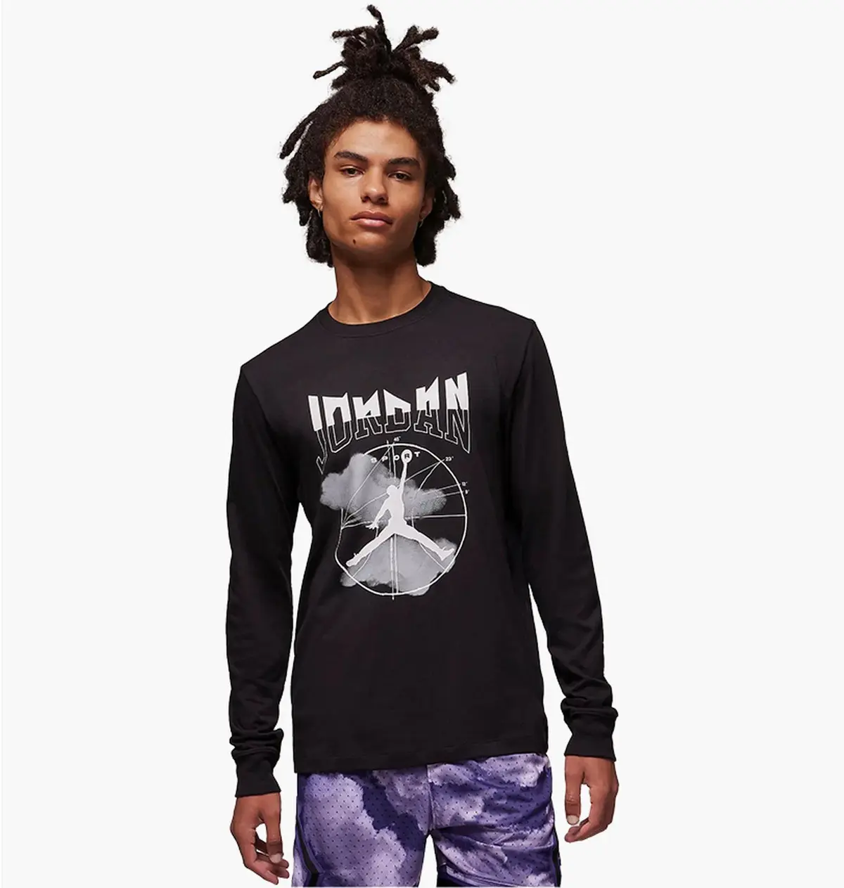Футболка чоловіча Jordan Sport Long-Sleeve T-Shirt Black