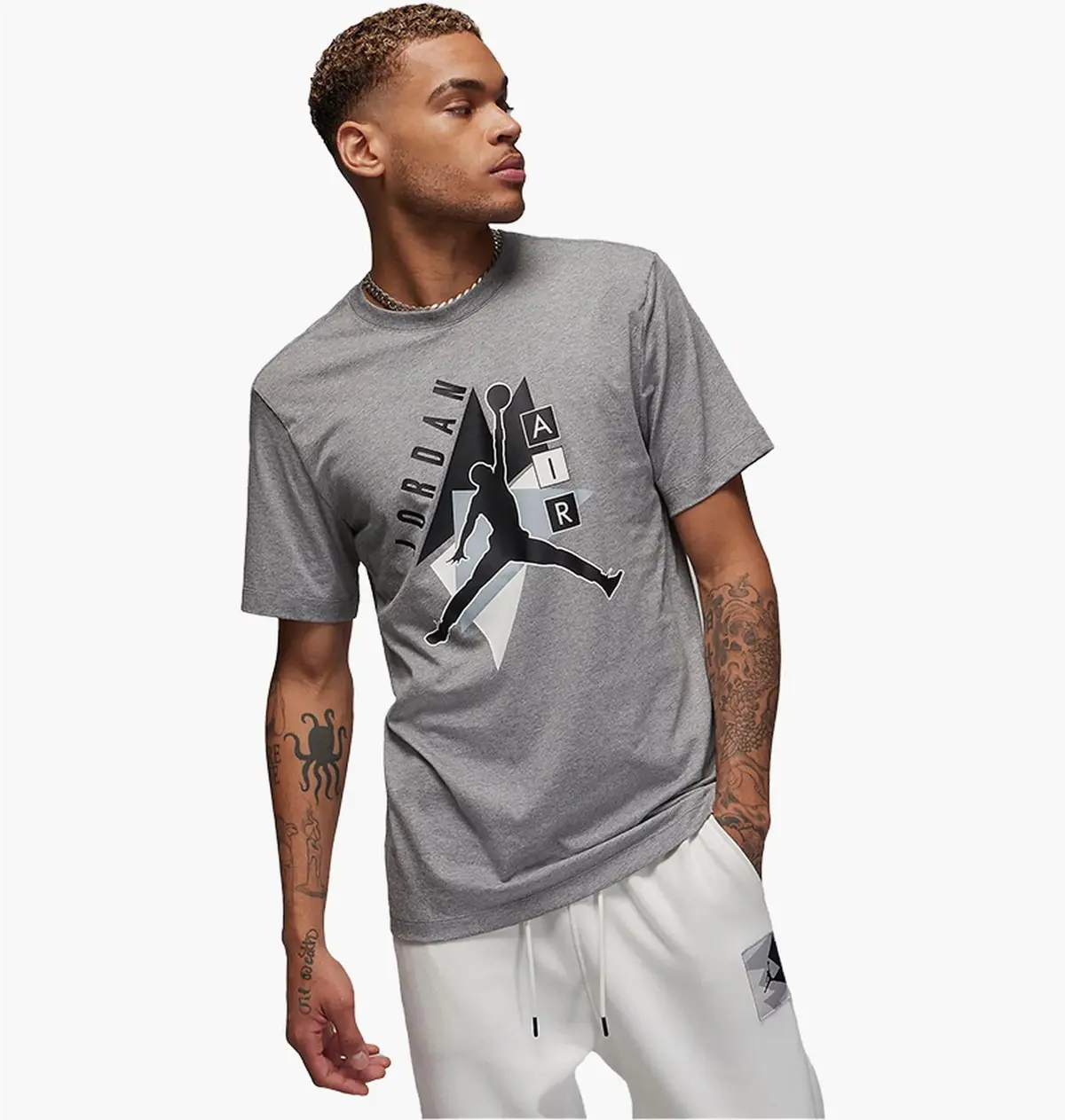 Футболка чоловіча Jordan Jordan T-Shirt Brand Grey