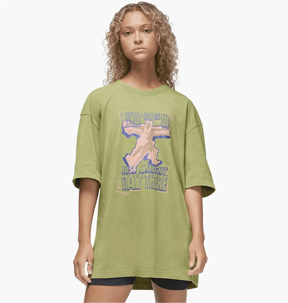 Футболка жіноча Nike Oversized Short Sleeve Tee Heritage Olive