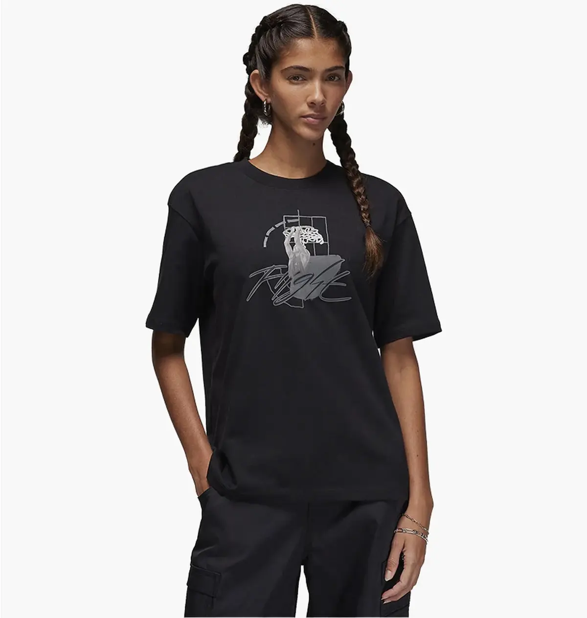 Футболка жіноча Jordan Graphic T-Shirt Black