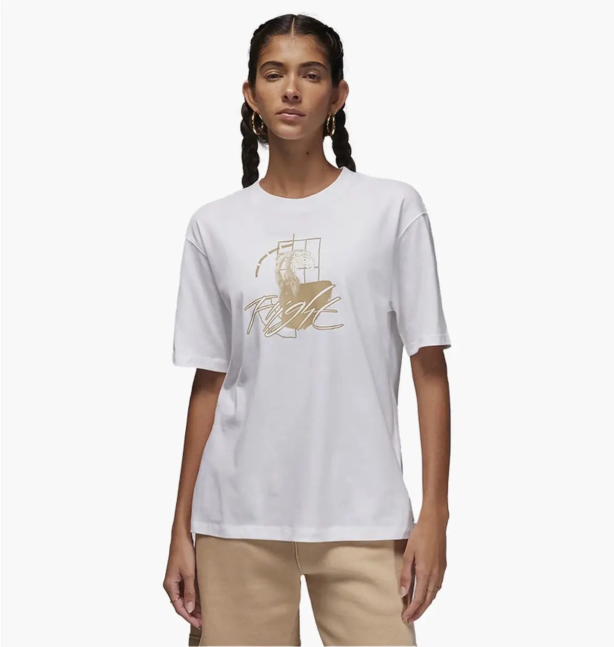 Футболка жіноча Jordan Graphic T-Shirt White