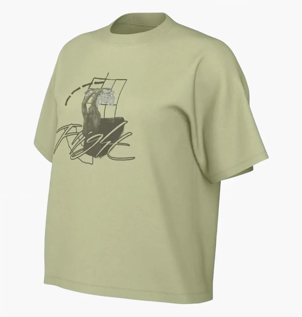Футболка жіноча Jordan Gf Graphic Olive