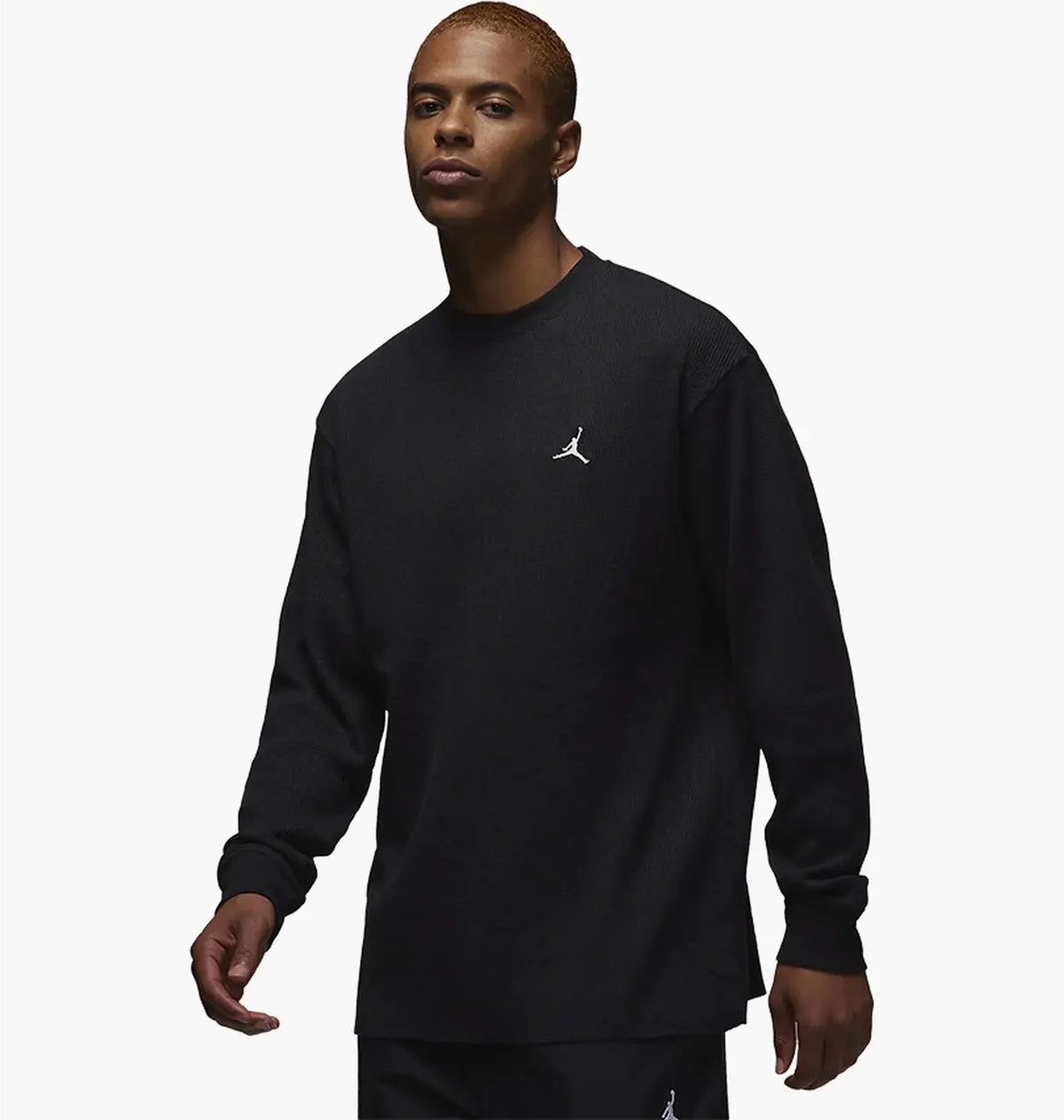 Кофта чоловіча Jordan Essentials Waffle Knit Top Black