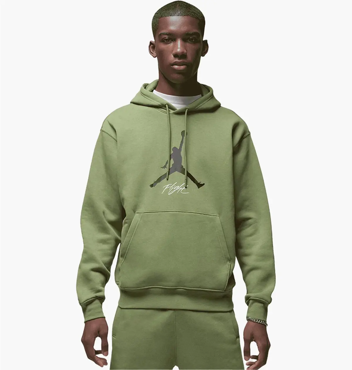 Кофта мужская Jordan Essential Fleece Baseline Hoodie Green