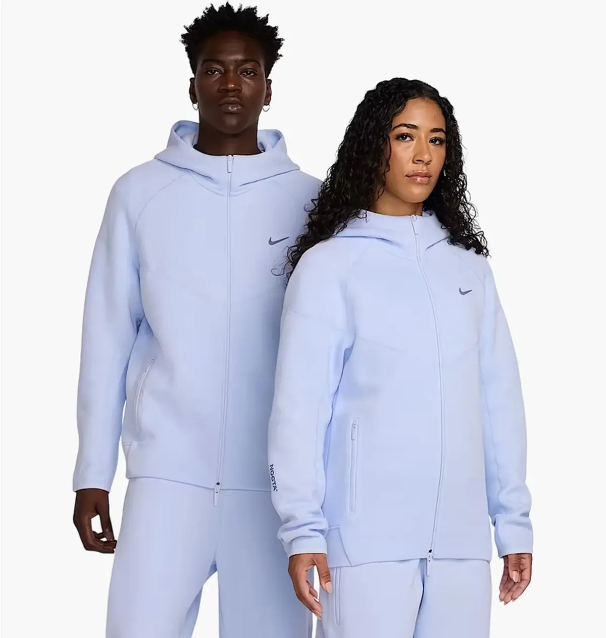 Кофта чоловіча Nike X Nocta Tech Fleece Full-Zip Hoodie Violet