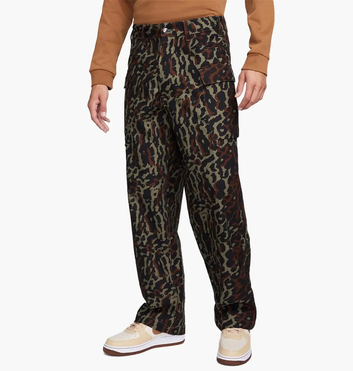 Брюки мужские Nike Life Allover Print Cargo